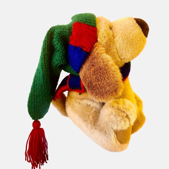 GUND Teddy Bear SNO CAP Winter Scarf & Hat with Tassel Stuffed Animal Plush Tag - Picture 6 of 12